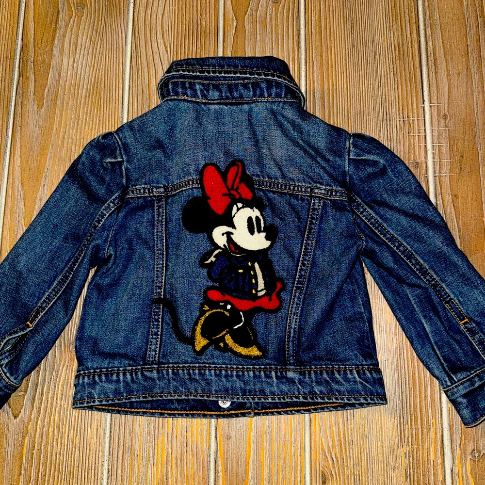 Disney x GapKids Minnie Mouse Girls Denim Jacket